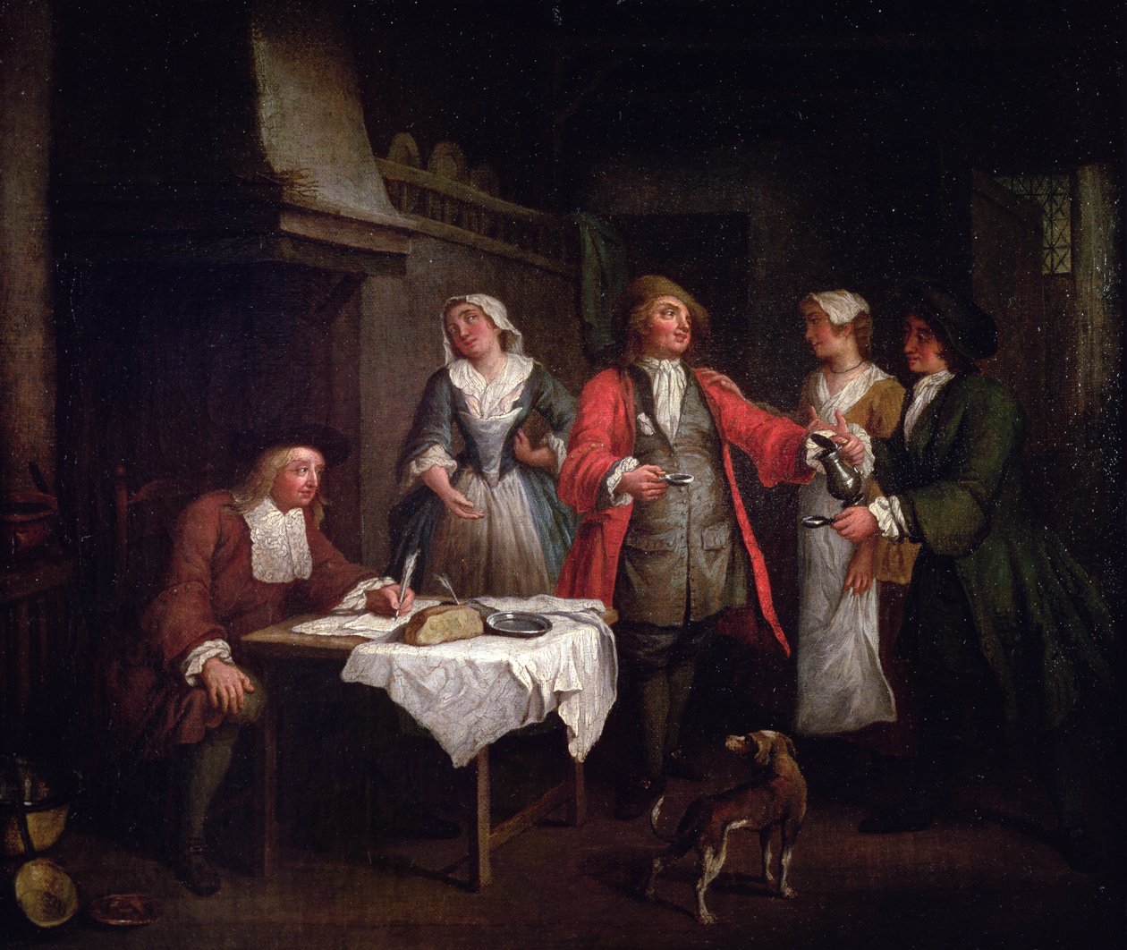 Manželská smlouva od Jan Josef the Elder Horemans