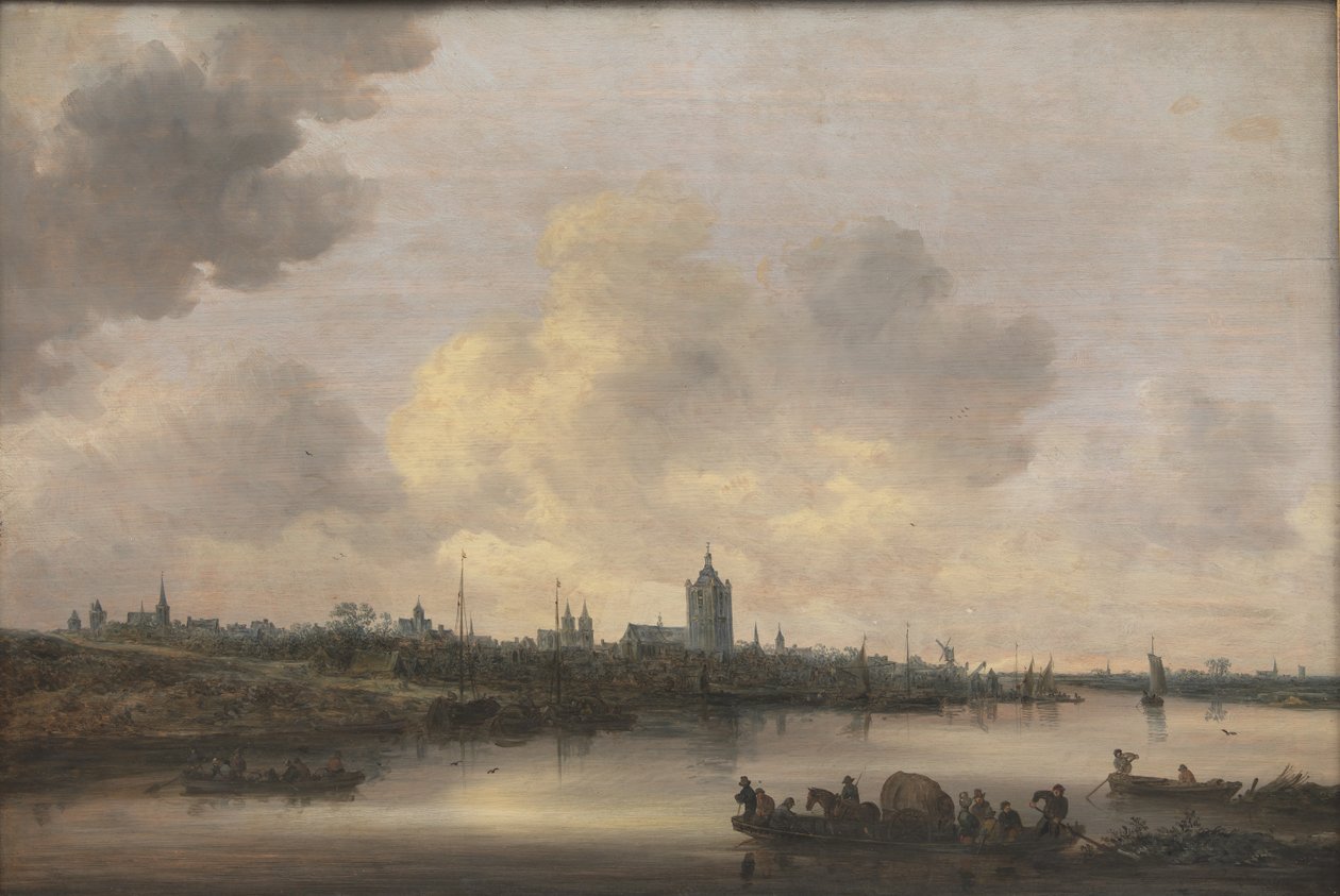 Pohled na město Arnhem od Jan Josefsz van Goyen