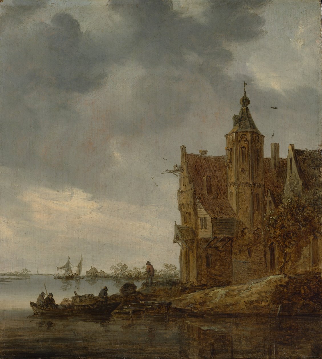 Venkovský dům u vody, 1646. od Jan Josephsz van Goyen