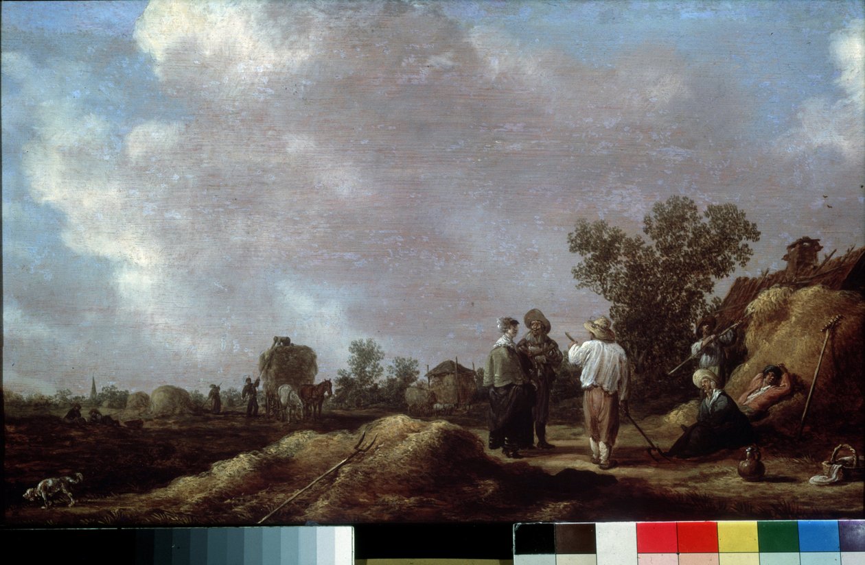 ""Senoseč"" (Senoseč) Obraz od Jana Josefsze van Goyena (1596-1656) 1630 Puškinovo muzeum, Moskva od Jan Josephsz van Goyen