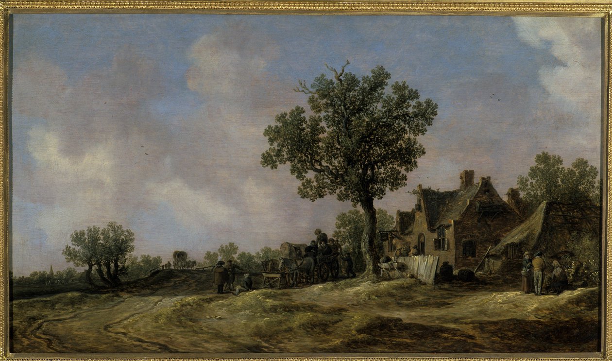 Hospoda na venkovské cestě, 1620 od Jan Josephsz van Goyen