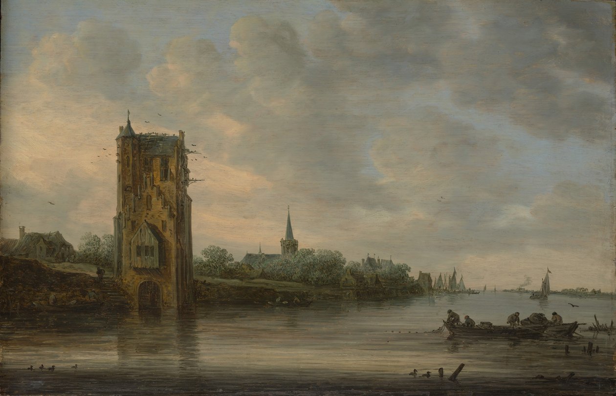Brána Pelkus poblíž Utrechtu, 1646. od Jan Josephsz van Goyen