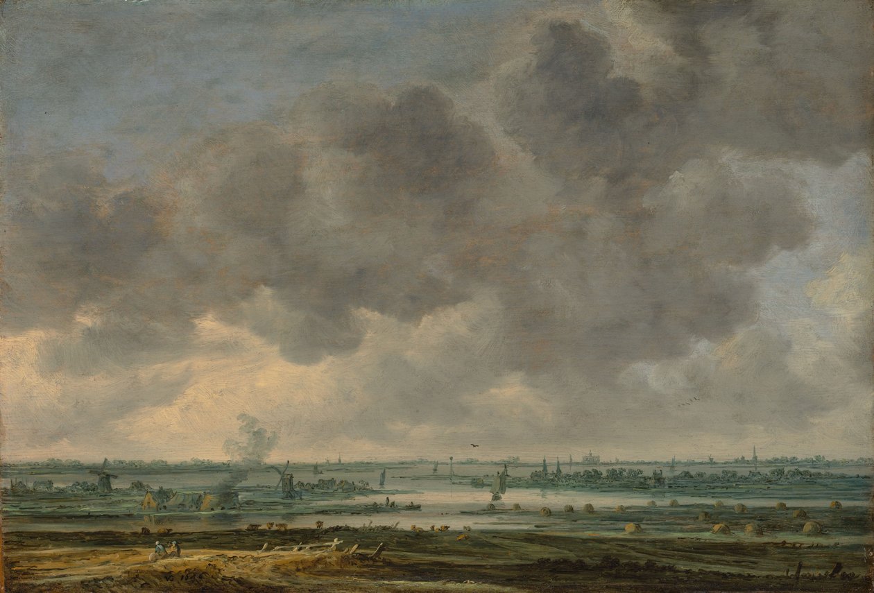 Pohled na Haarlem a Haarlemmer Meer, 1646 od Jan Josephsz van Goyen