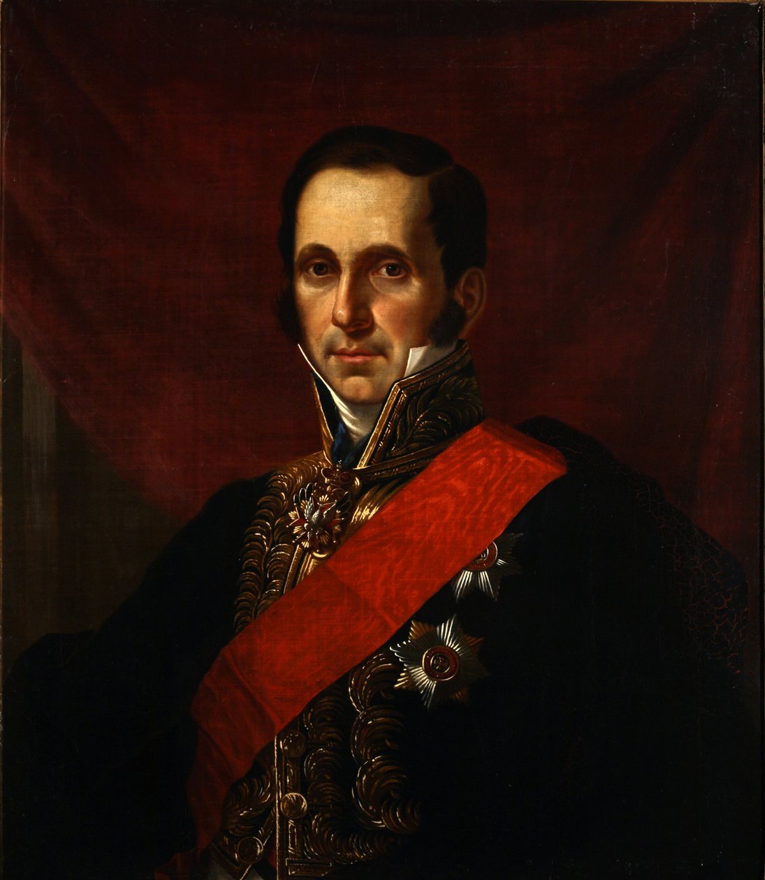 Portrét hraběte Sergeje Semionoviče Uvarova 1786-1855, 1844 od Jan Ksawery Kaniewski