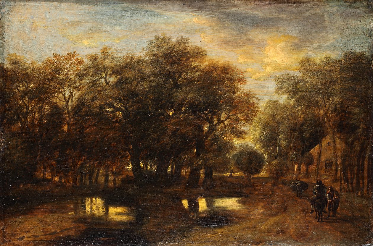 Večerní krajina od Jan Lievens