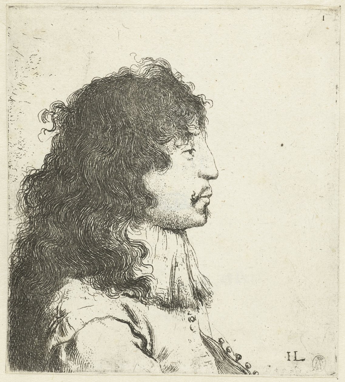 Busta mladého muže Různé tronikens geets od J. L. (název série) od Jan Lievens