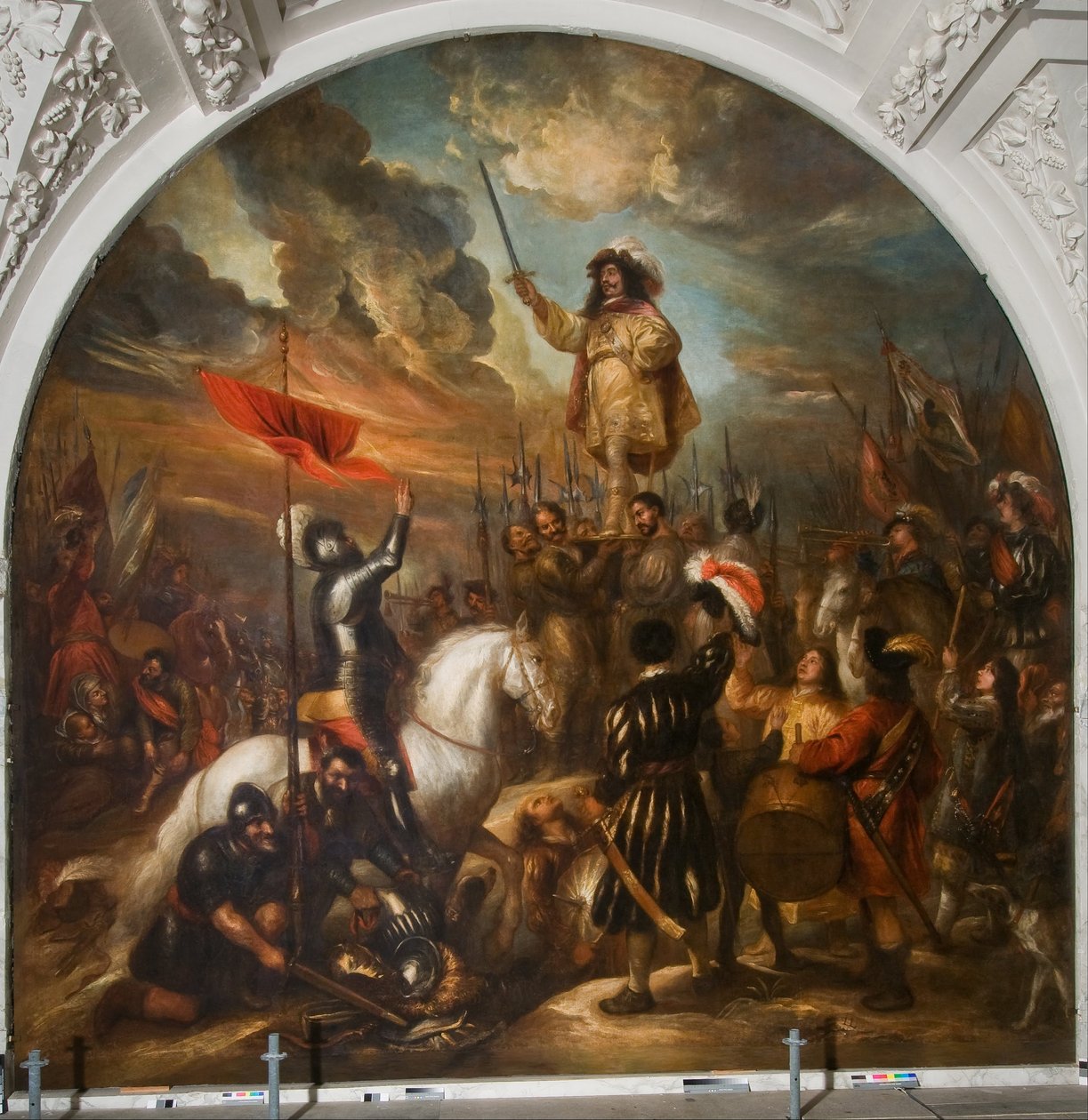 Brinio zvýšen na štítu od Jan Lievens