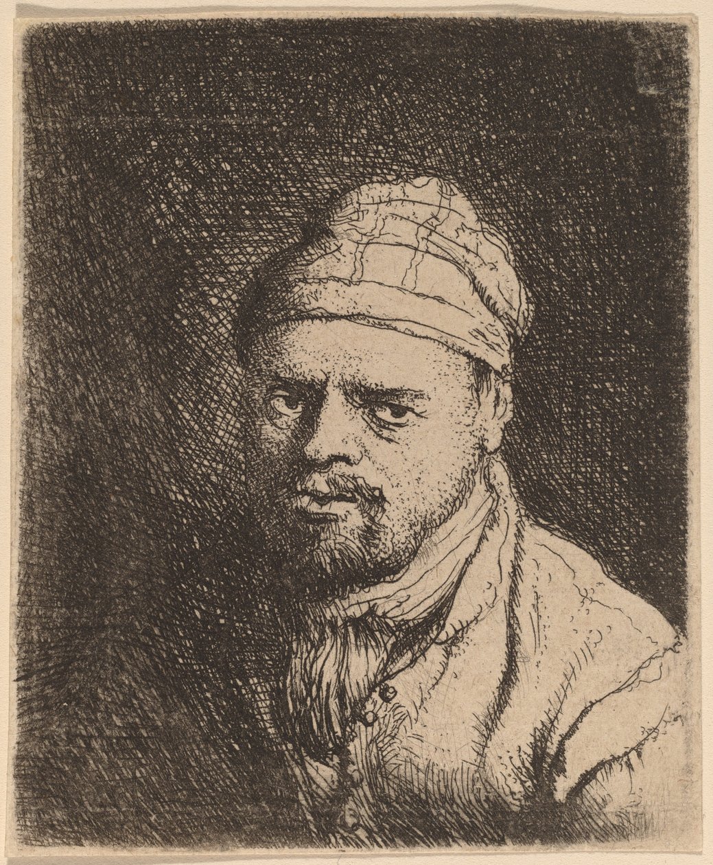 Busta kuchaře s čepicí od Jan Lievens