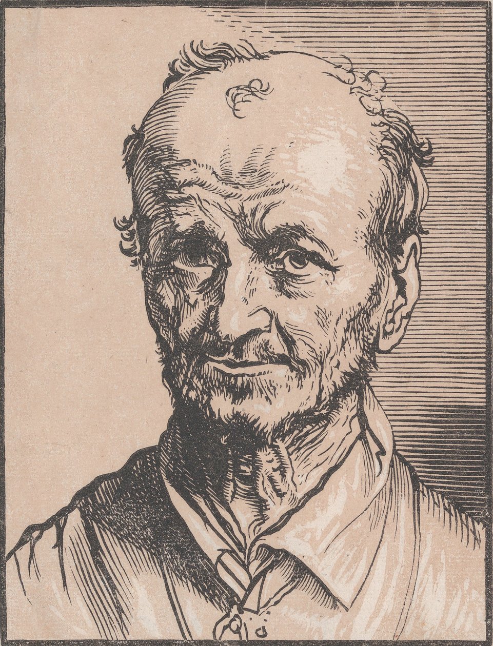 Busta muže, 17. století. od Jan Lievens