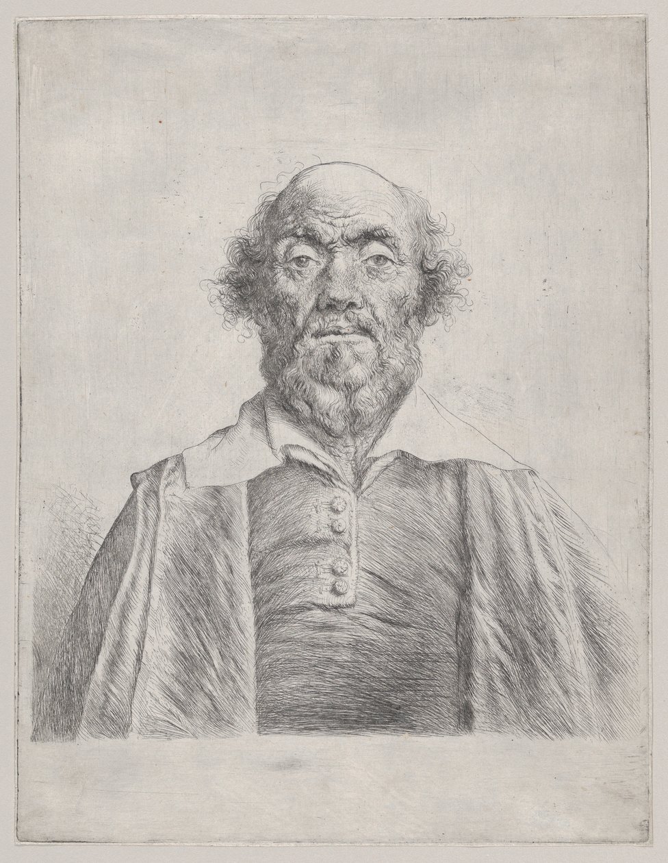 Busta staršího muže od Jan Lievens