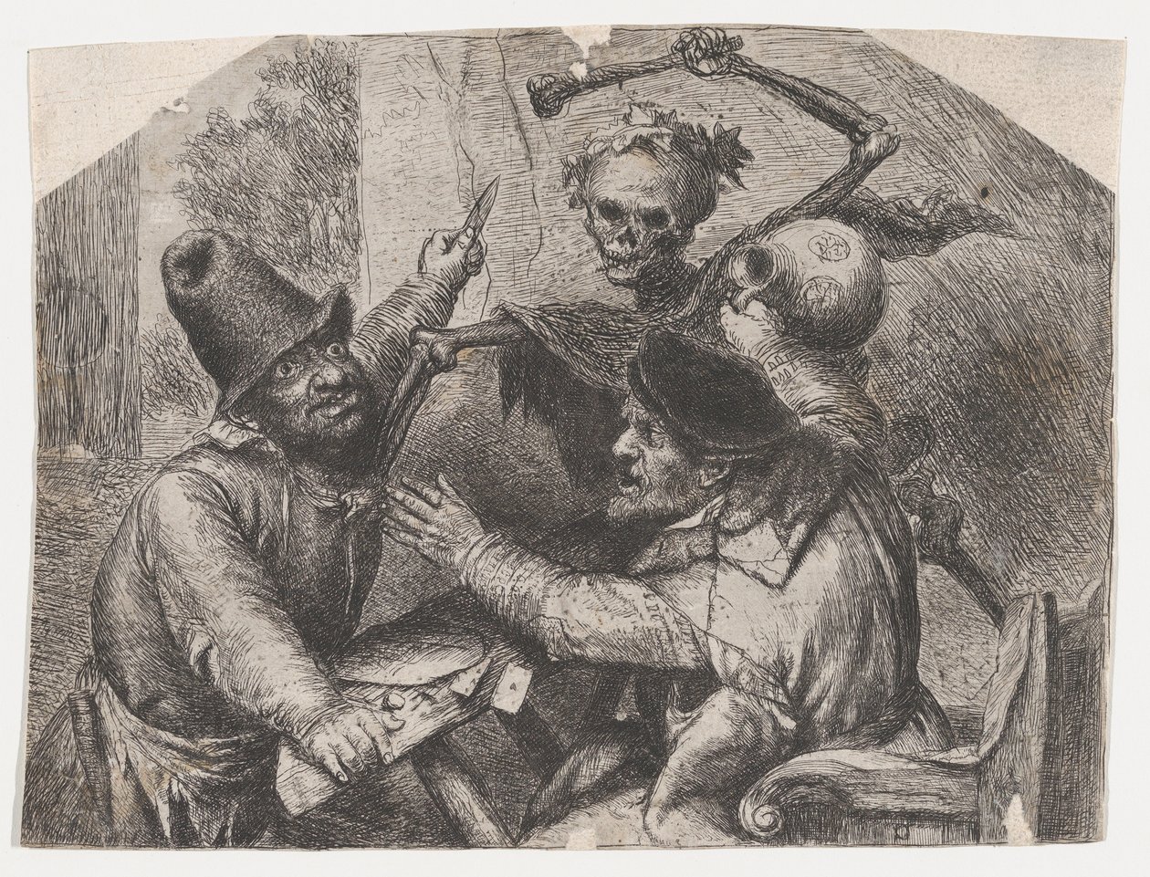 Smrt a hráči karet, 1620-74. od Jan Lievens
