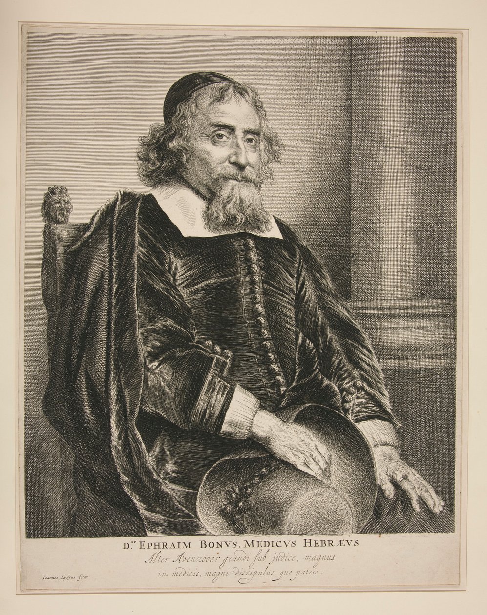 Pan Ephraim, dobrý hebrejský lékař od Jan Lievens