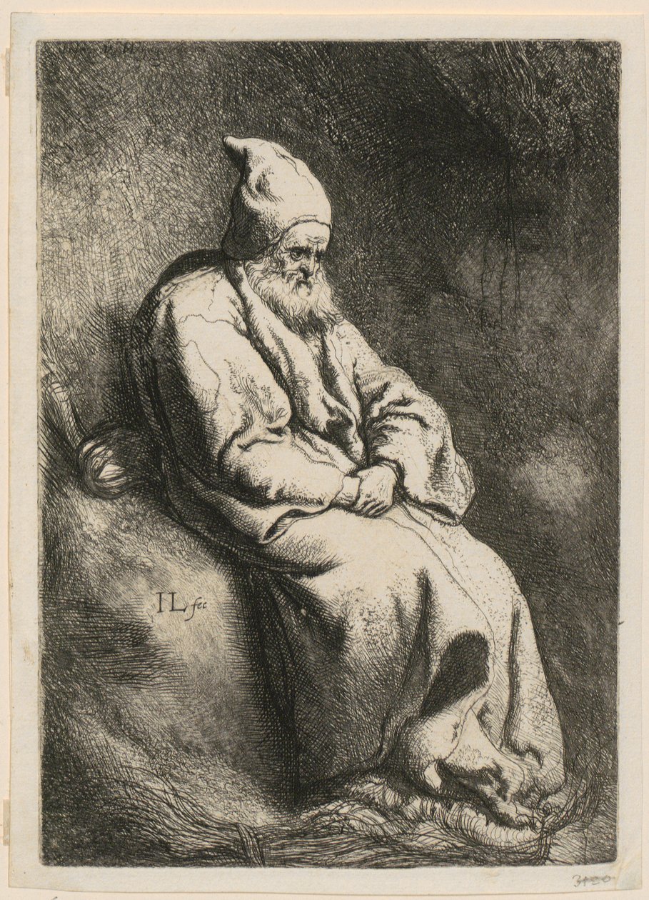 Poustevník od Jan Lievens