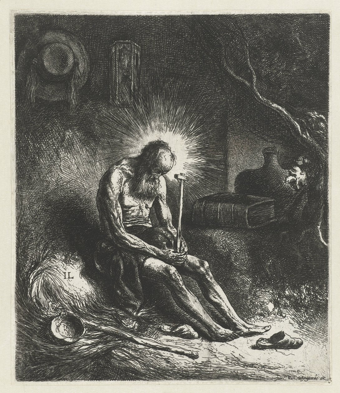 Svatý Jeroným od Jan Lievens
