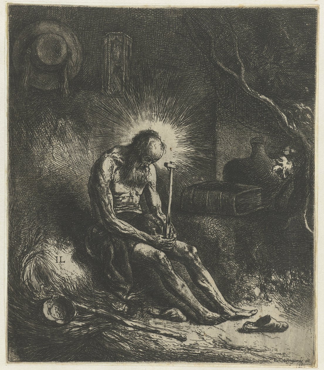 Svatý Jeroným od Jan Lievens