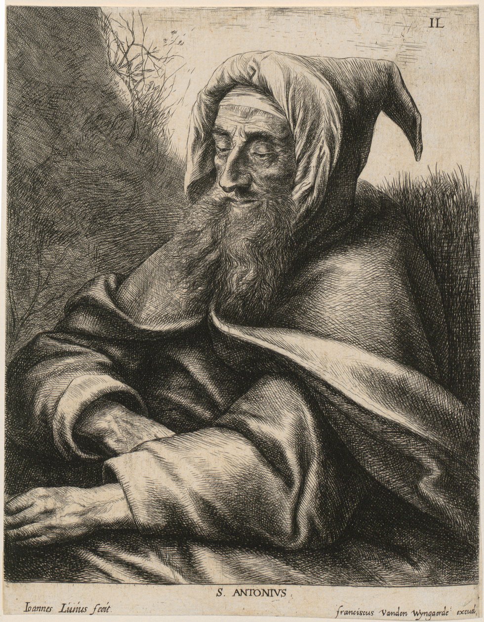 Svatý Antonín od Jan Lievens