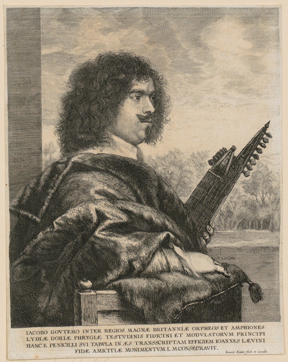 Portrét Jacquesa Gaultiera (Goutera) od Jan Lievens