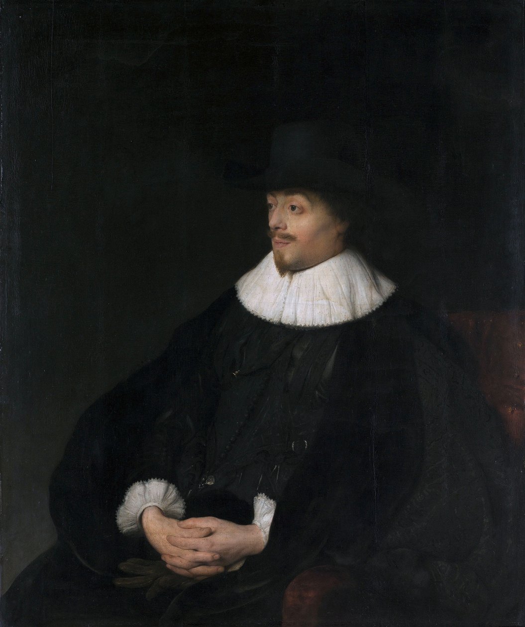 Portrét Constantijna Huygense (1596-1687) od Jan Lievens