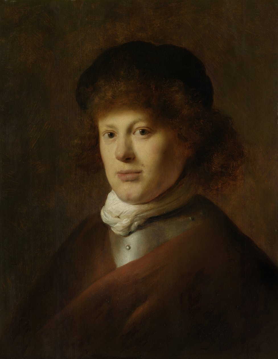 Portrét Rembrandta van Rijna Portrét Rembrandta od Jan Lievens