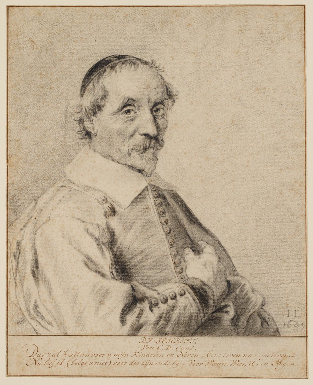Portrét Cornelise Dircksze Coola (cca 1593–1669) od Jan Lievens