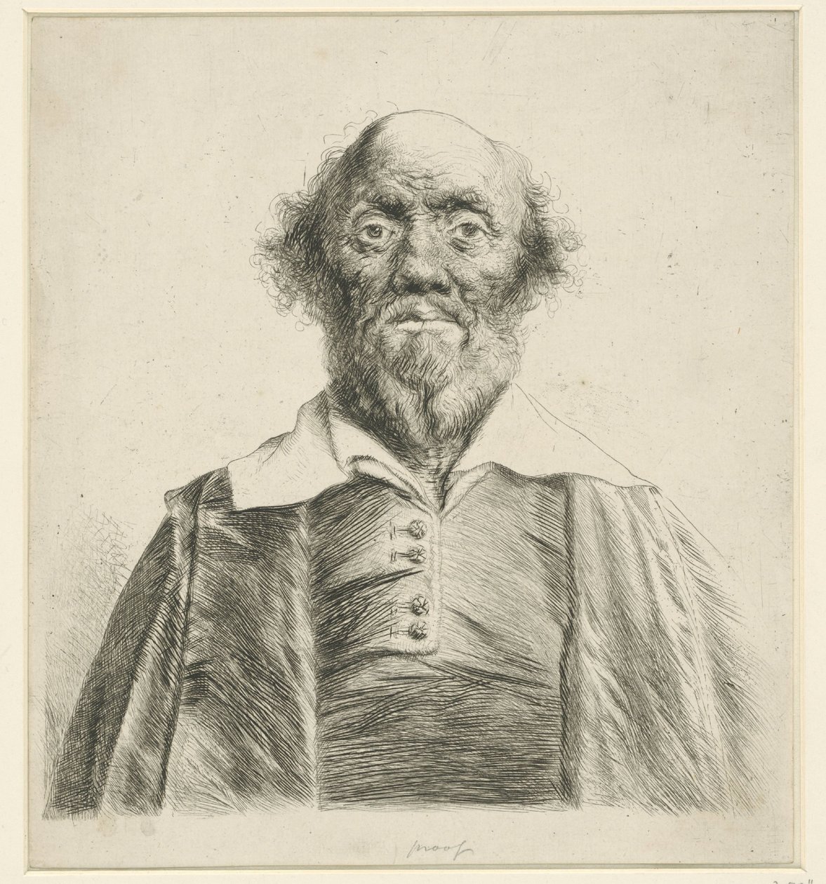 Portrét starého muže od Jan Lievens