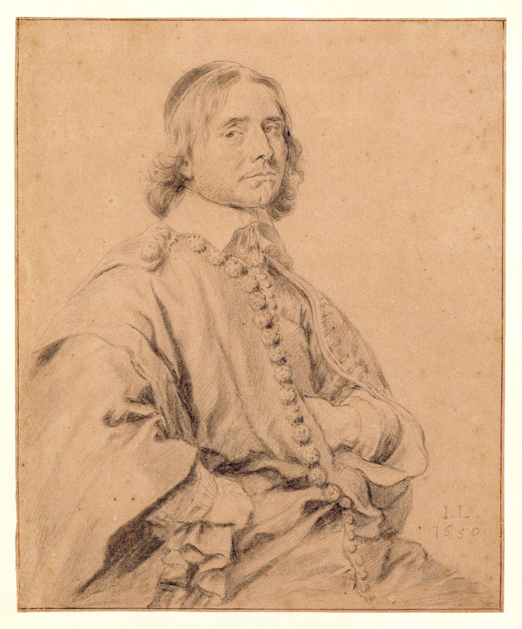 Portrét, údajně Johannese Wtenbogaerta od Jan Lievens