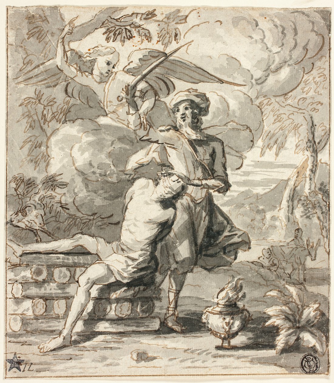 Abrahámova oběť od Jan Lievens