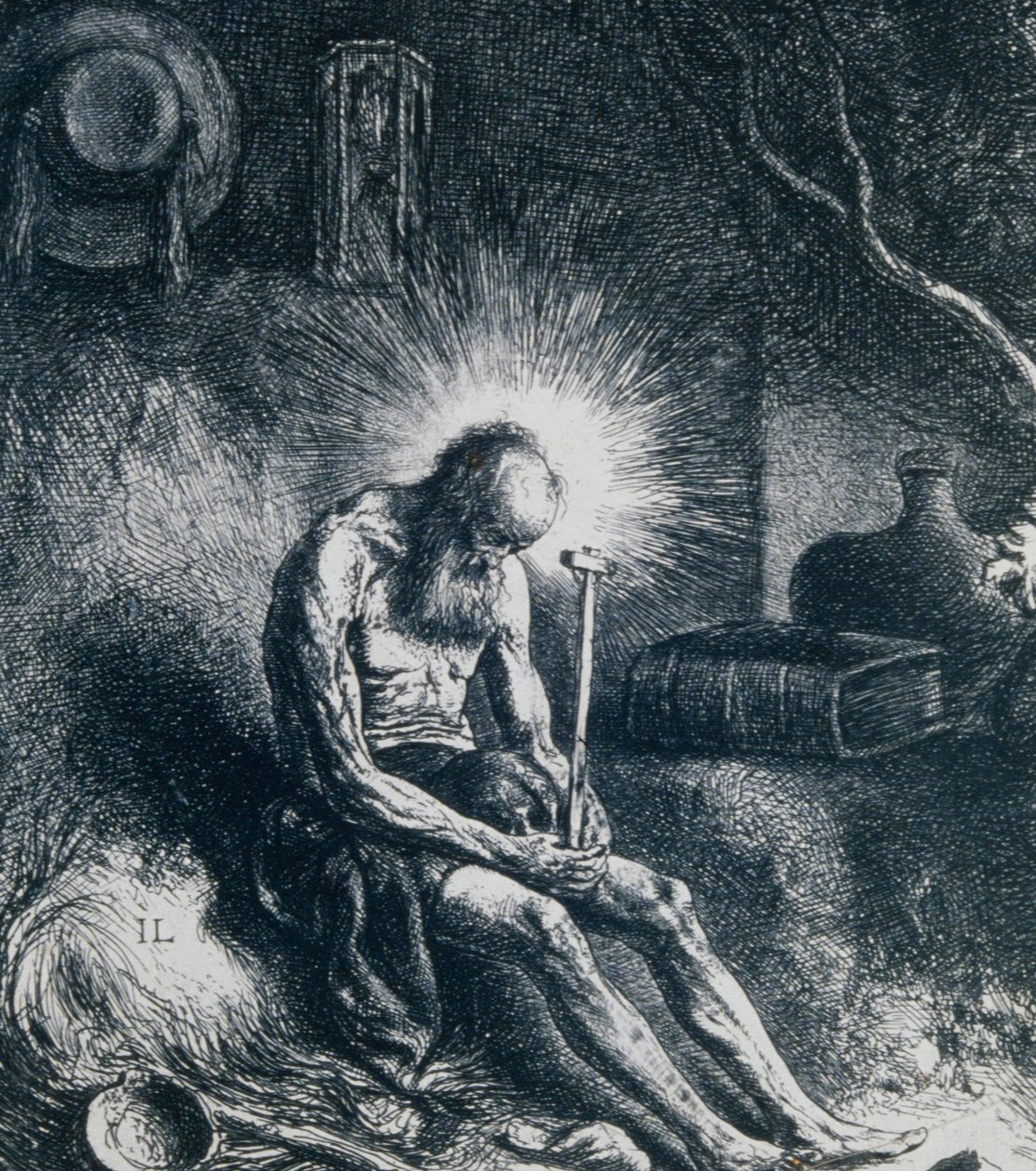 Svatý Jeroným od Jan Lievens