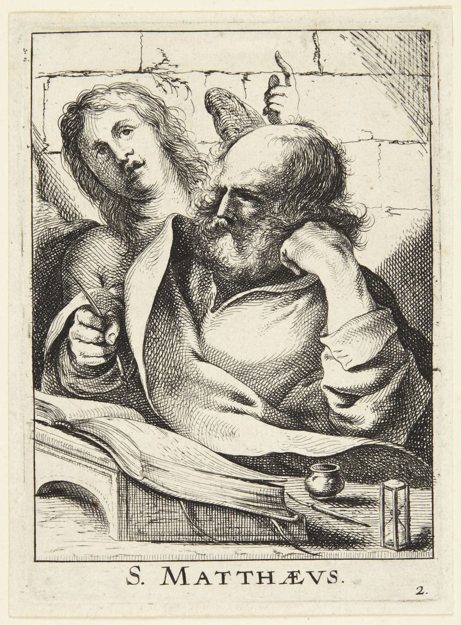 Svatý Matouš od Jan Lievens