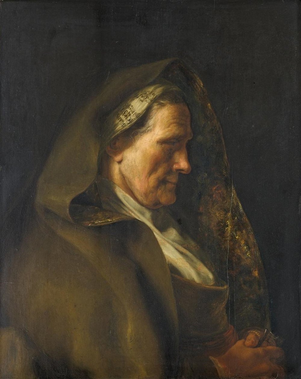 Tronie starší ženy od Jan Lievens
