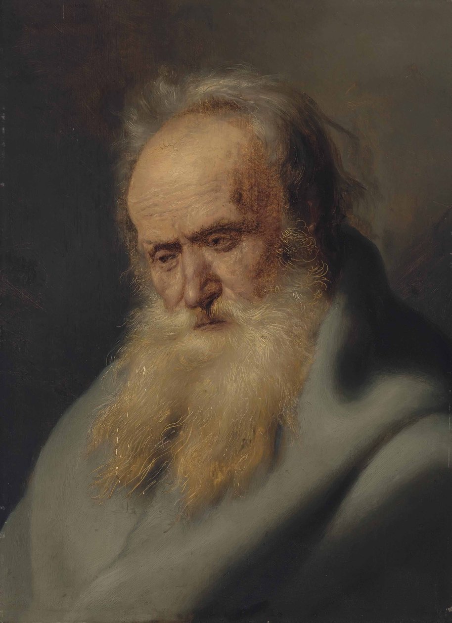 Tronie starého muže od Jan Lievens