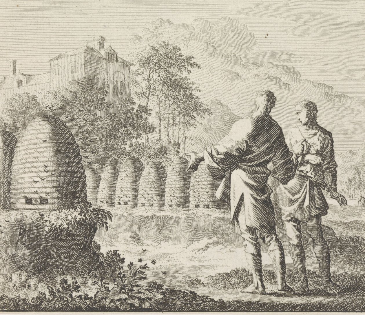 Emblém: včely od Jan Luyken