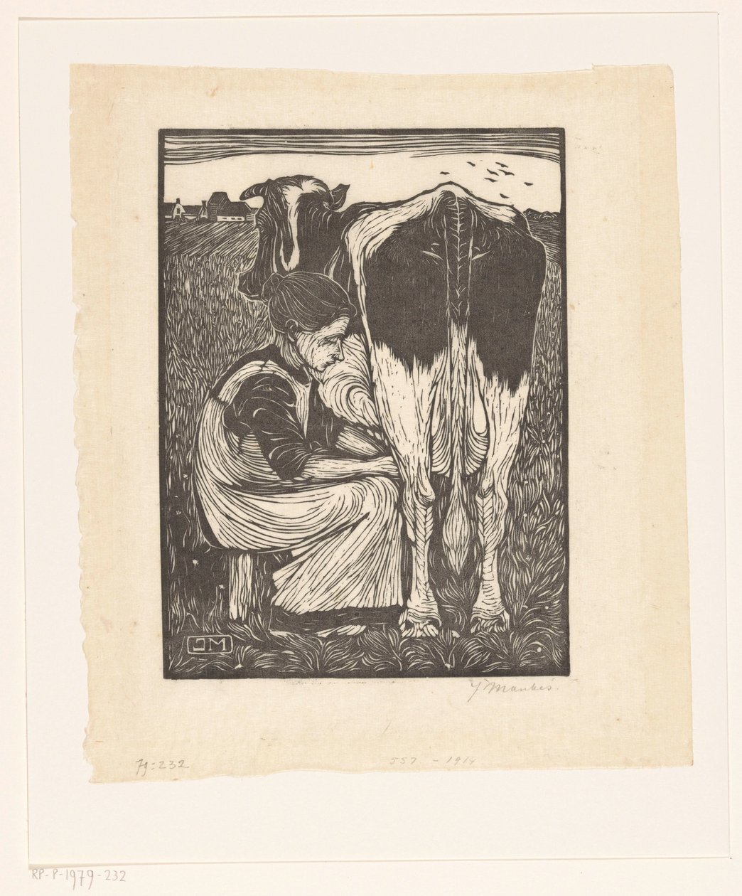 dojička od Jan Mankes (signed by artist)