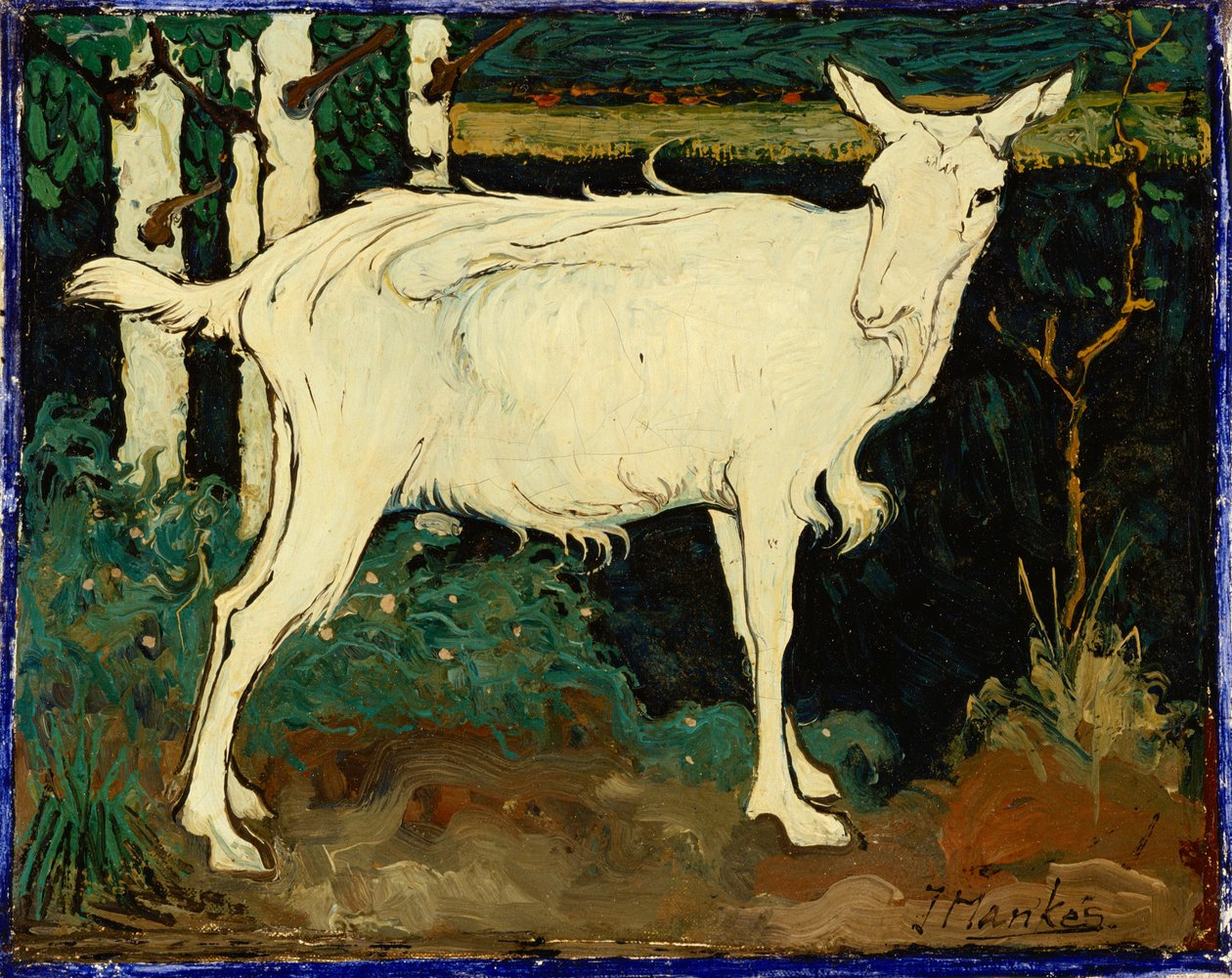 Koza (olej na plátně) od Jan Mankes