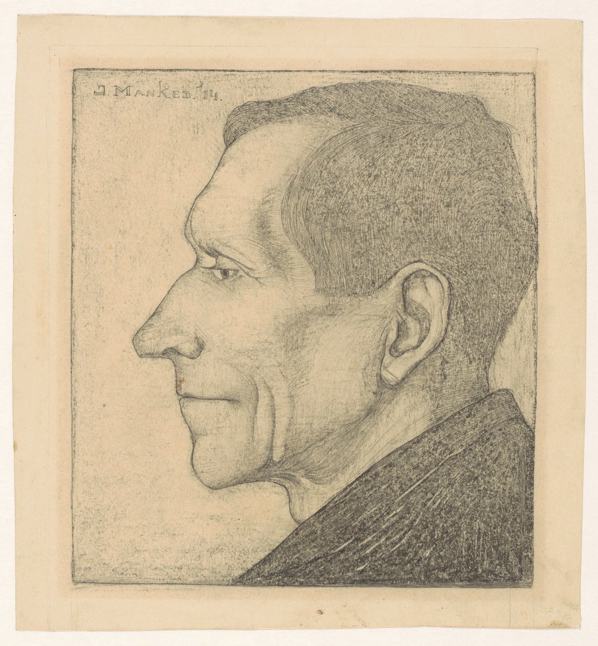 Portrét Beint Mankes I od Jan Mankes