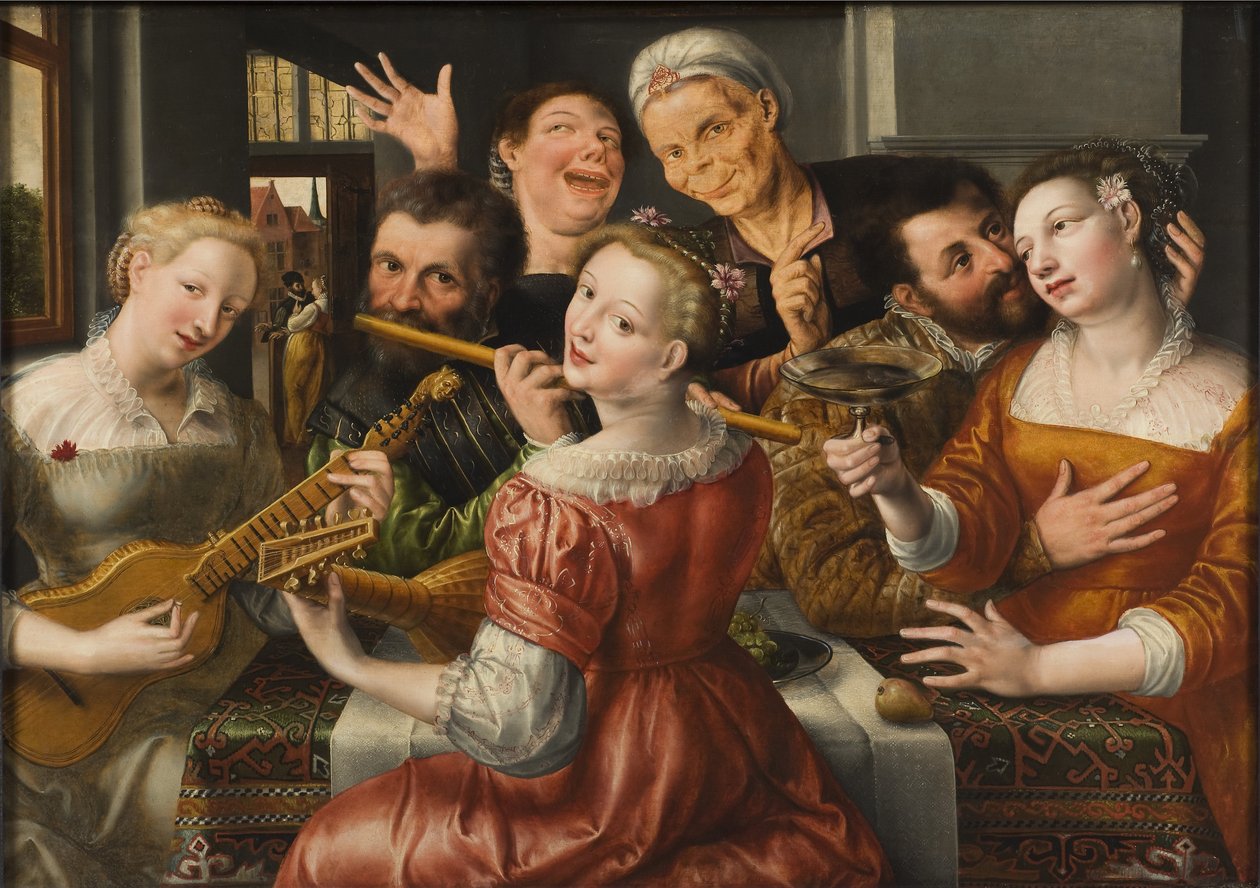 A Merry Company - Veselá společnost, Massys od Jan Massys