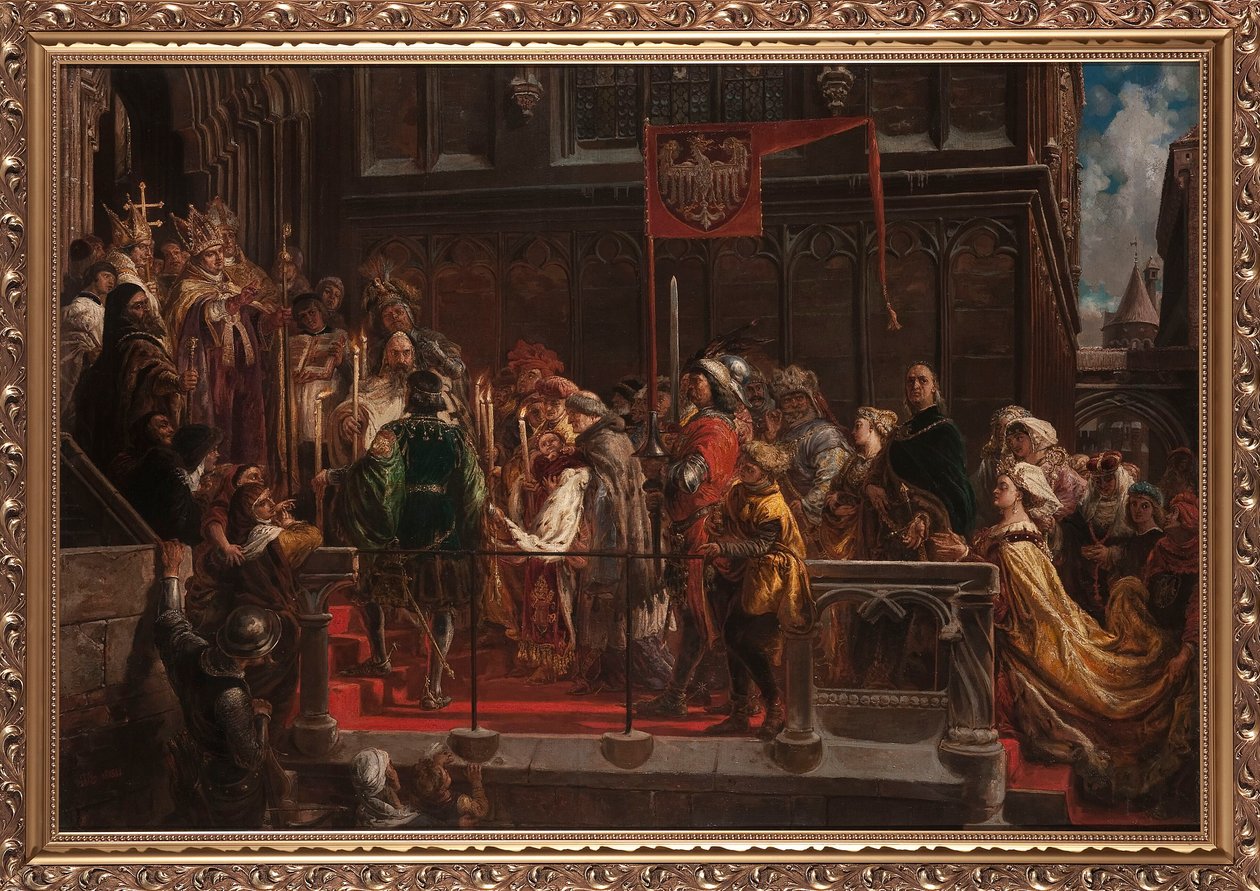 Křest Władysława Warneńczyka 18. února 1425 od Jan Matejko