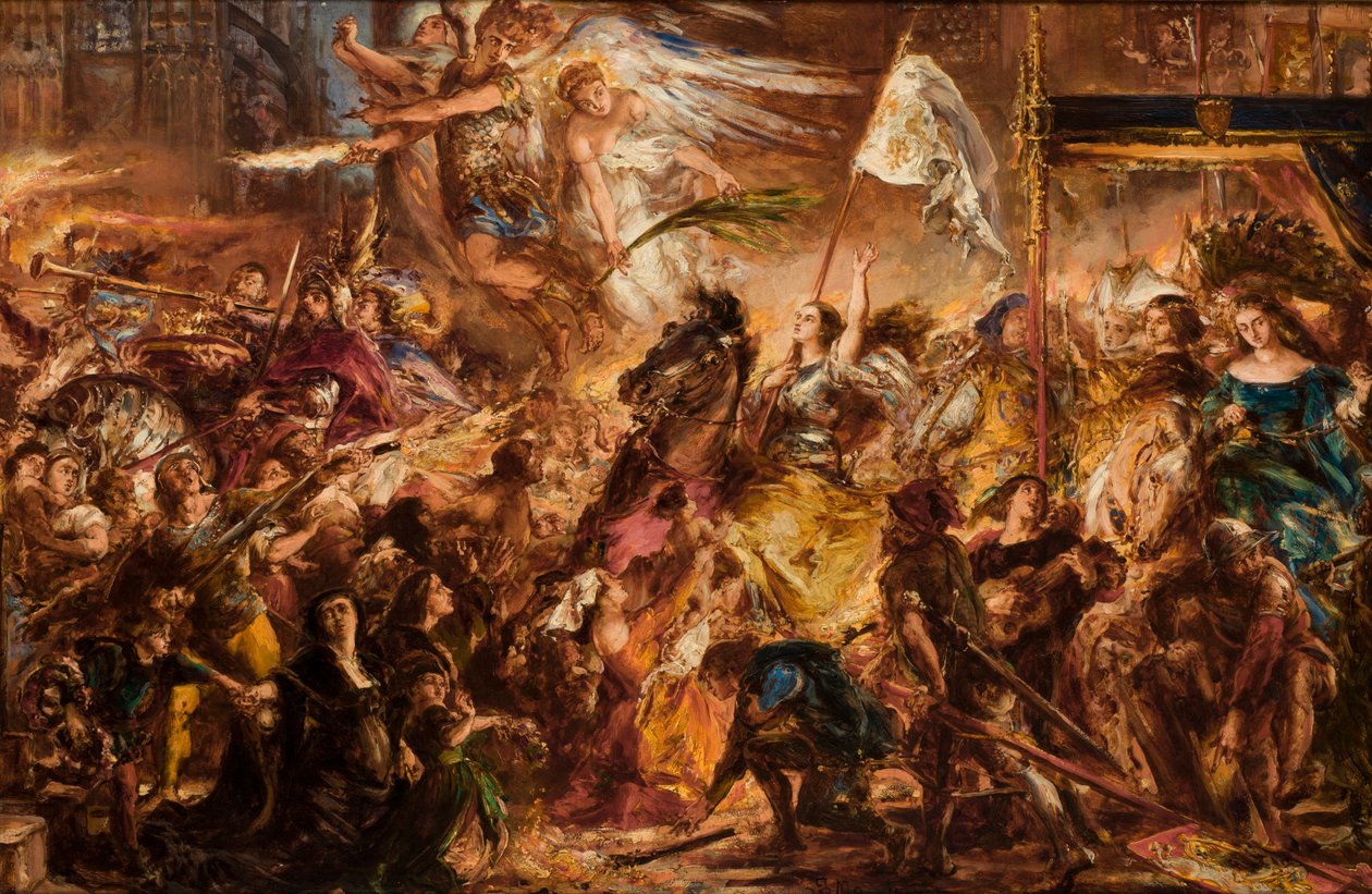 Panna orleánská od Jan Matejko