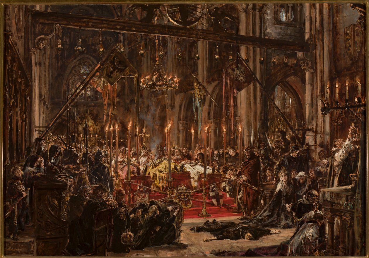Porážka u Legnice. Obroda. Rok 1241 od Jan Matejko