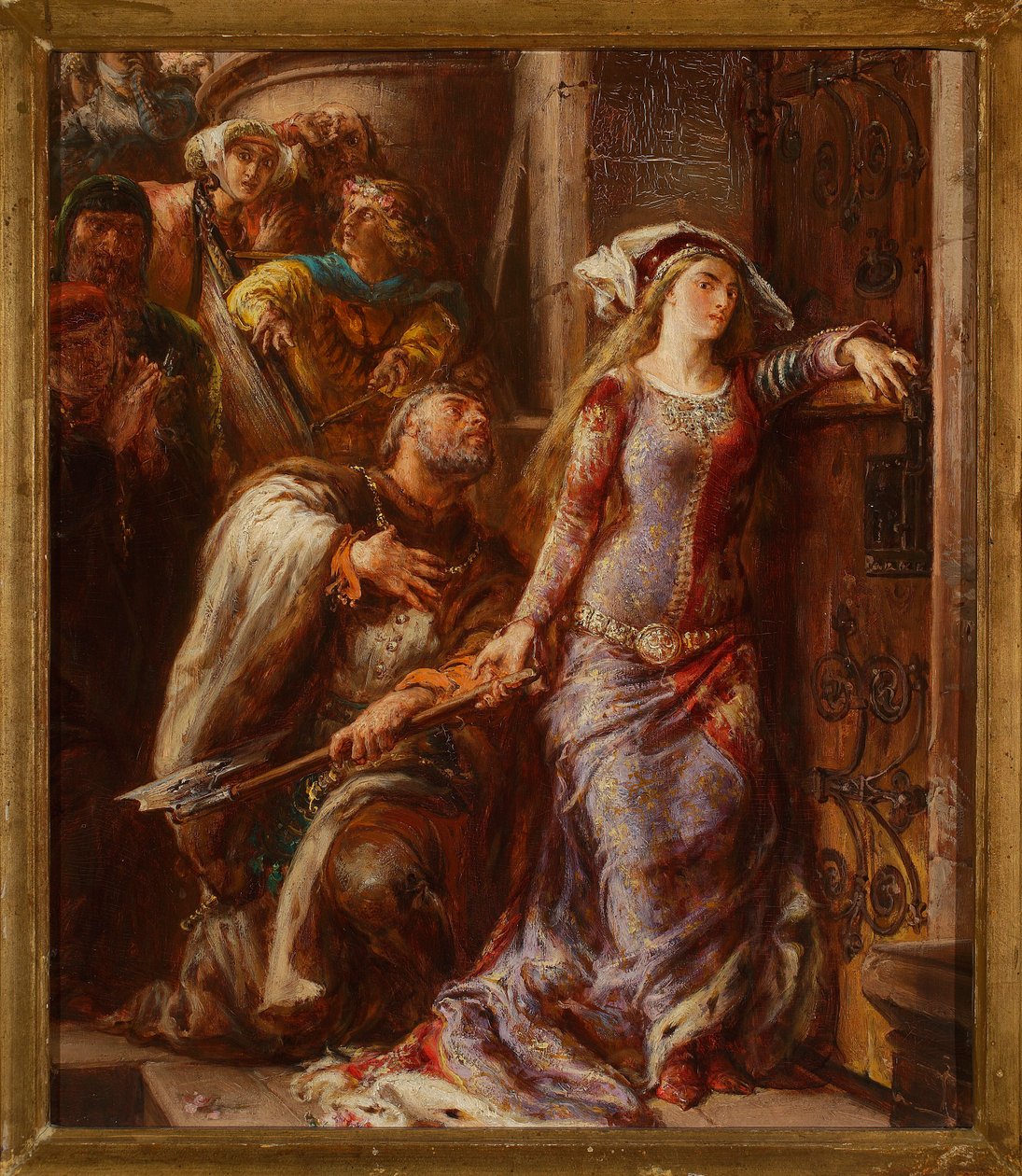 Královna Jadwiga a Dymitr z Goraje od Jan Matejko