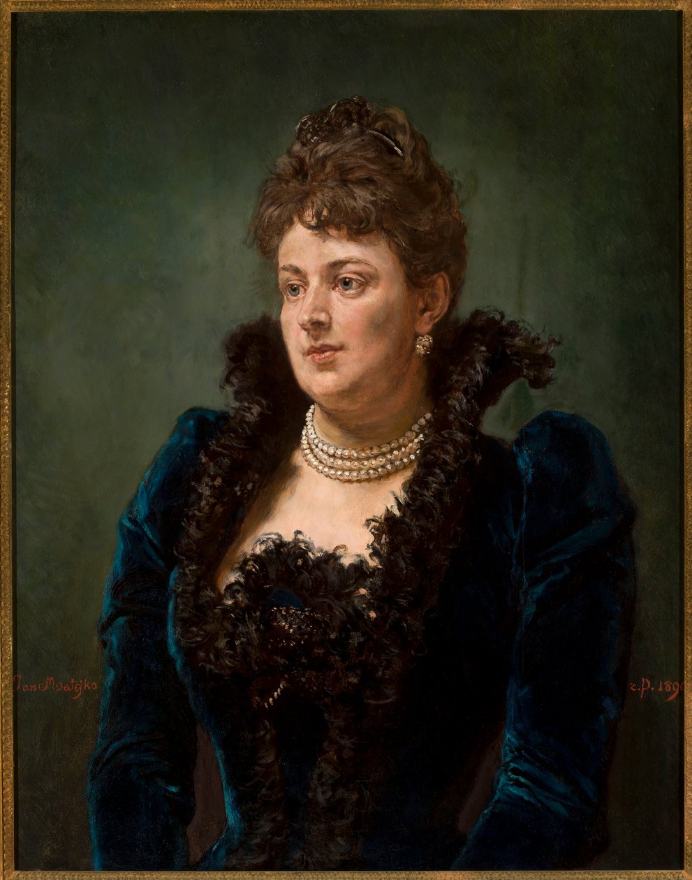 Portrét Bony Ossowiecké od Jan Matejko