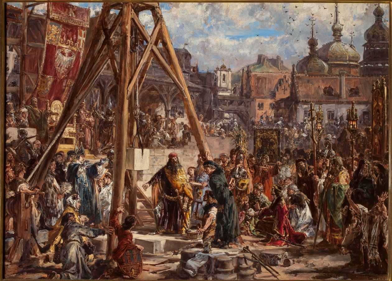Znovudobytí Rusi. Bohatství a vzdělání. L. P. 1366 od Jan Matejko