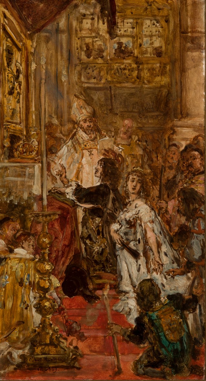 Svatby Jana Kazimíra od Jan Matejko