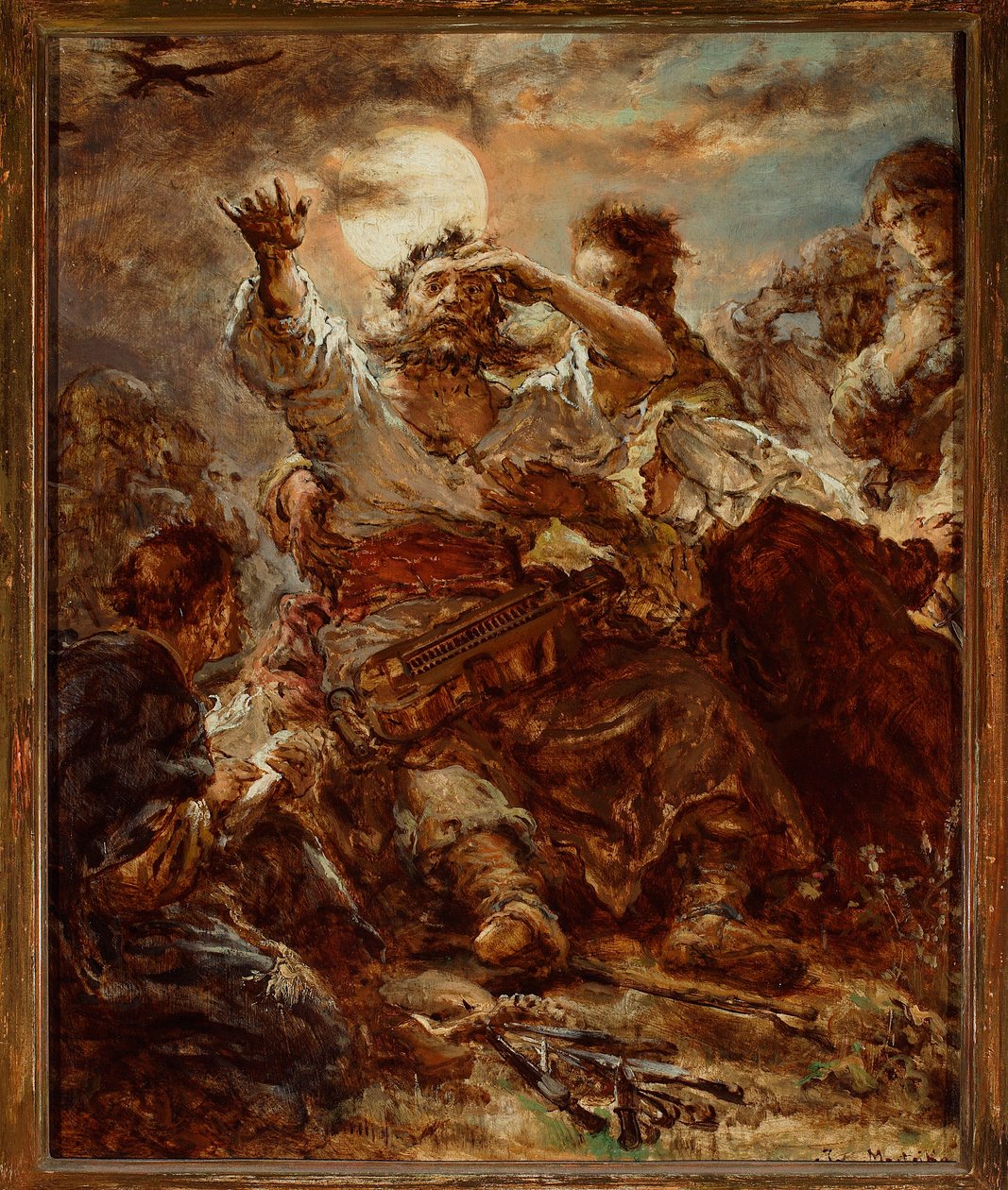 Skica k obrazu „Wernyhora“ od Jan Matejko