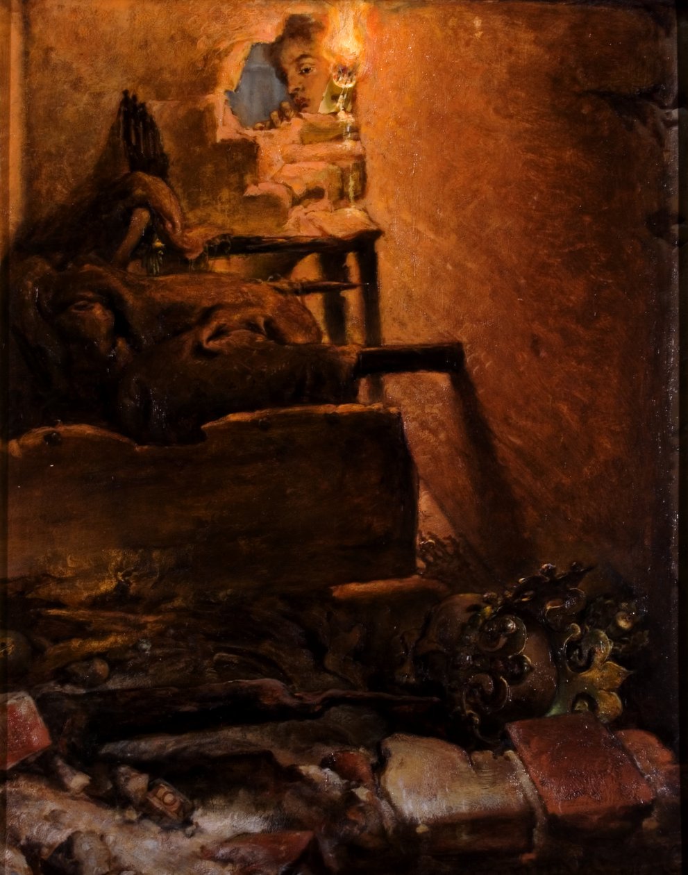 Interiér hrobky Kazimíra Velikého od Jan Matejko