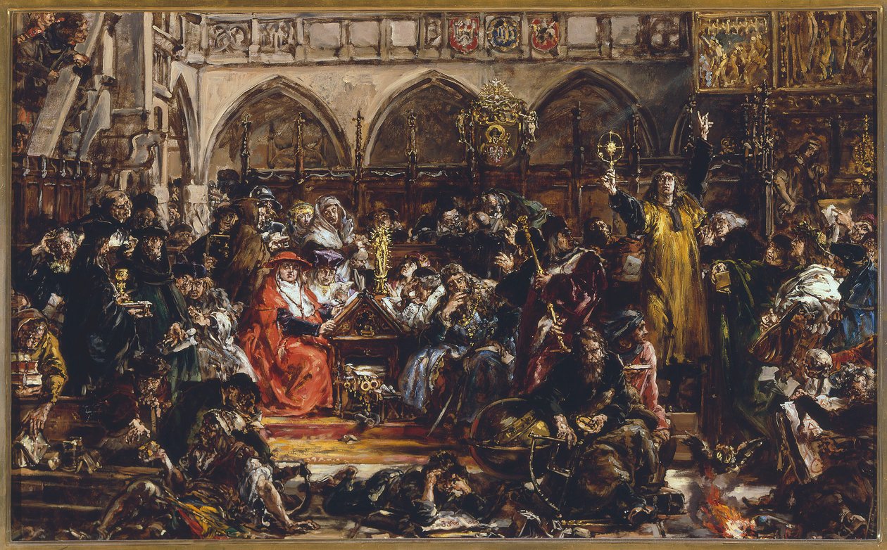 Vliv univerzity na zemi v 15. století. Nové proudy. Husitství a humanismus od Jan Matejko