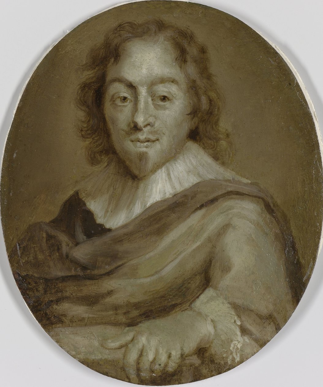 Portrét Constantijna Huygense, básníka, sekretáře prince Fredericka Henryho a prince Williama II. a prvního rádce a státního pokladníka Williama III. od Jan Maurits Quinkhard