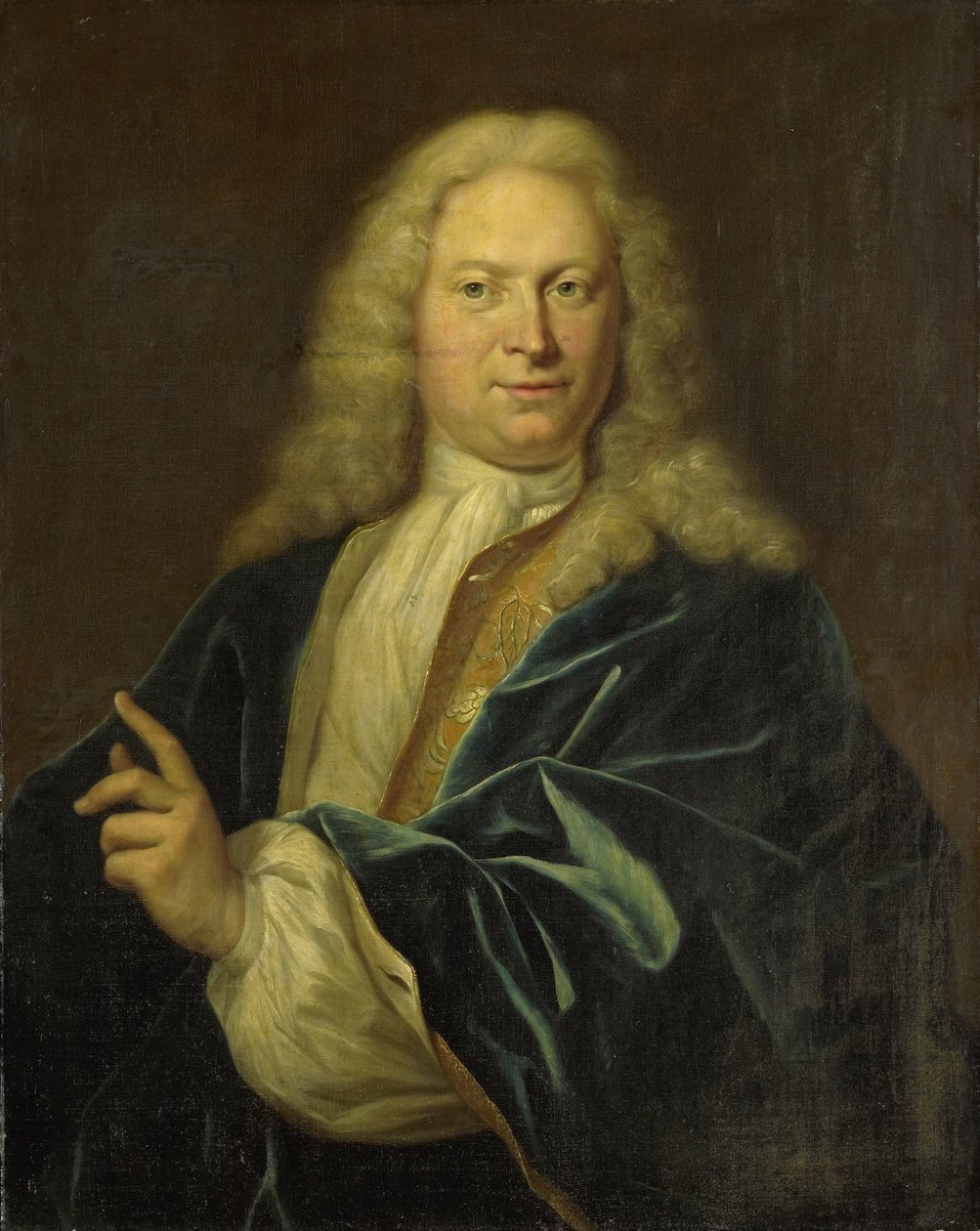 Portrét Jana Hendrika van Heemskercka, hraběte Svaté říše římské, lorda z Achttienhovenu, Den Bosch a Eyndschoten, kapitána amsterdamského občanství (Johan Hendrik Graaf Van Heemskerk) od Jan Maurits Quinkhard