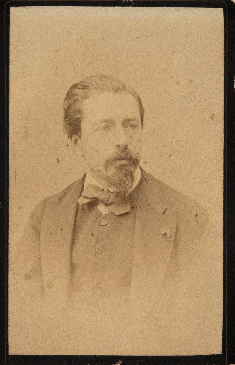 Portrét houslisty a skladatele Henryka Wieniawského 1835-1880. od Jan Mieczkowski