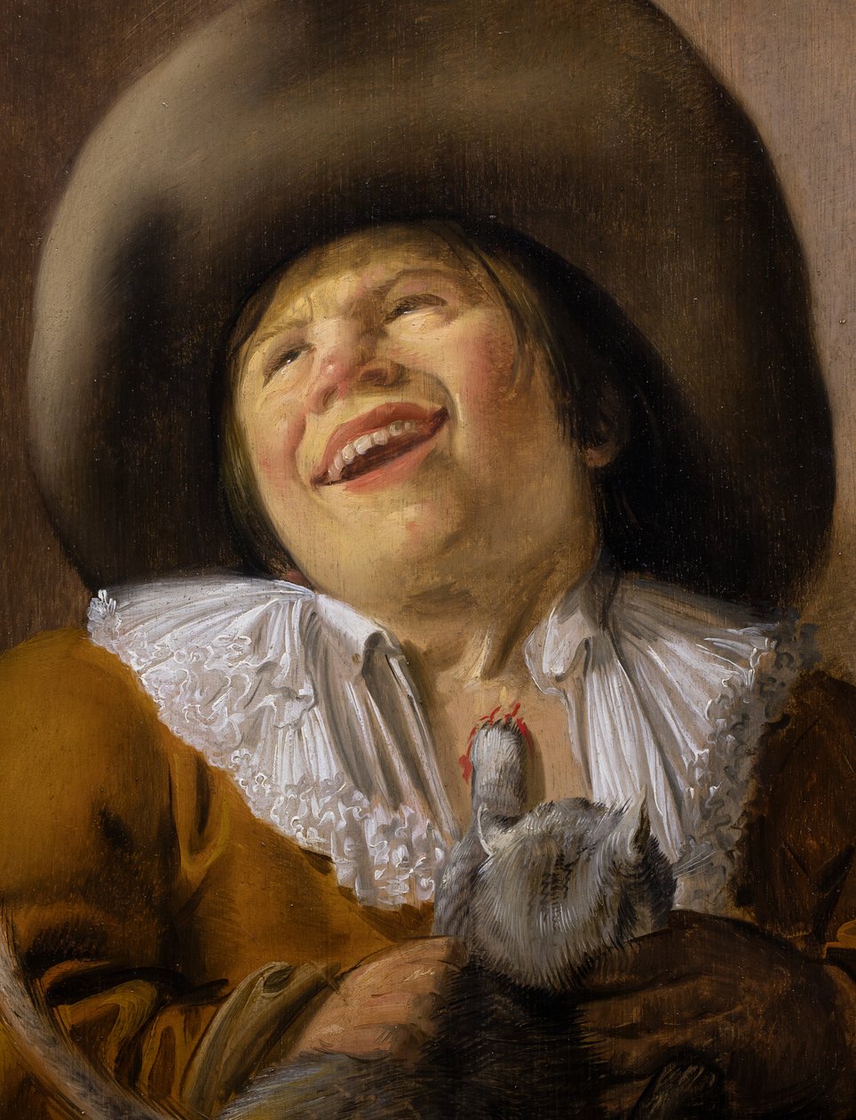 Chlapec poškrábaný kočkou (detail) od Jan Miense Molenaer